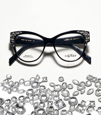 Caviar eyeglass at Crowder Eye Center
